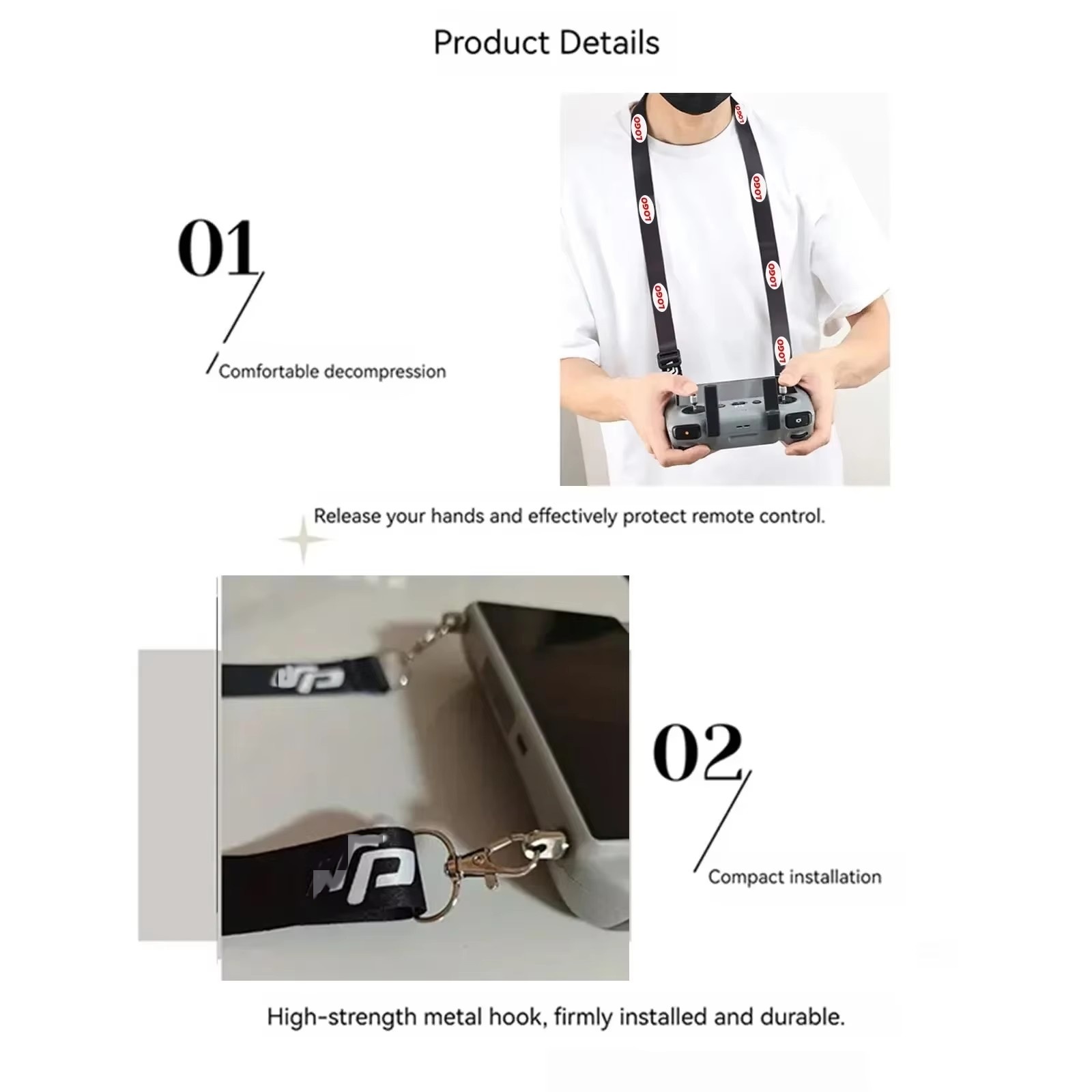 Lanyard for DJI RC & RC 2 & RC - огляд і ціна Drone Neck Strap