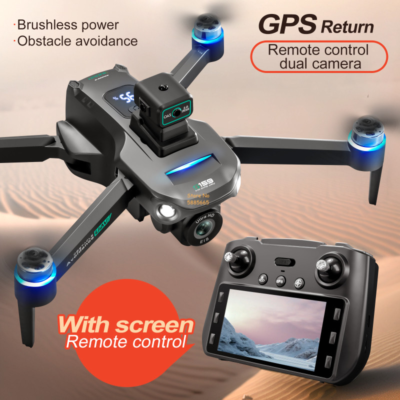 8K Dual Camera 5G WIFI FPV Rem - огляд і ціна Drone Power Bank